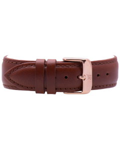 Jacques Reboul Brown Strap with Rose Gold Buckle