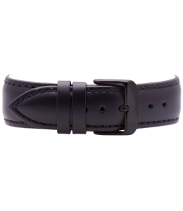 Jacques Reboul Black Strap with Black Buckle