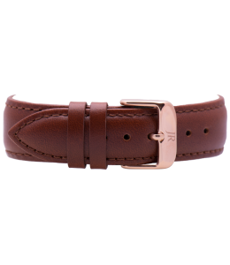 Jacques Reboul Brown Strap with Rose Gold Buckle